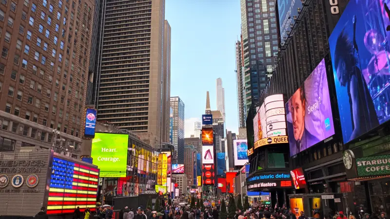 Times Square nổi tiếng nước mỹ