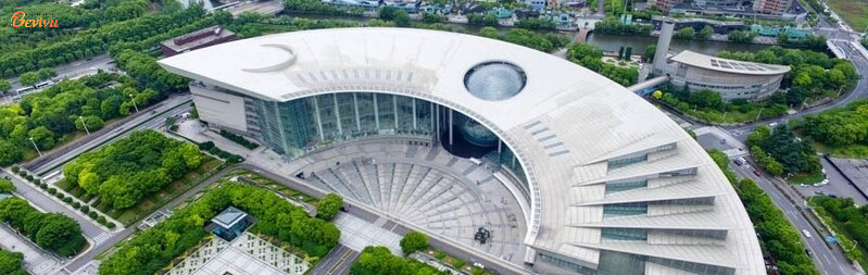 Bảo tàng công nghệ và khoa học từ trên cao nhìn xuống Bảo tàng công nghệ và khoa học là thành tựu khoa học, công nghệ và nghệ thuật