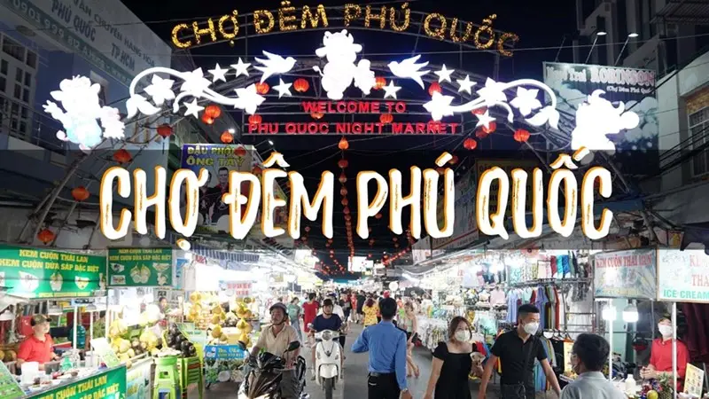 Chợ đêm Phú Quốc Chợ đêm Phú Quốc nhộn nhịp