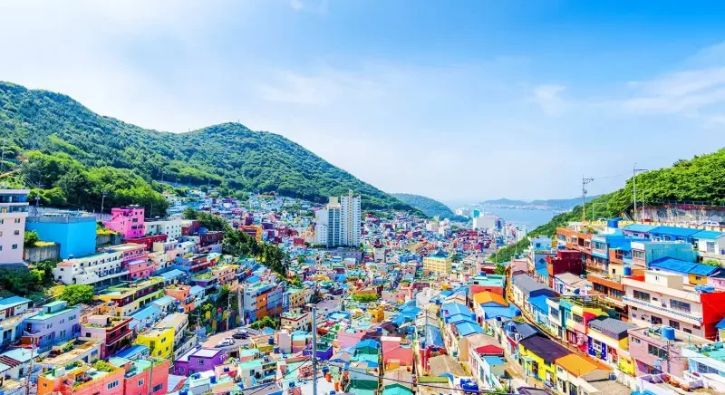Làng Chài Gamcheon sặc sỡ Du lịch Hàn Quốc tham quan Làng Chài Gamcheon