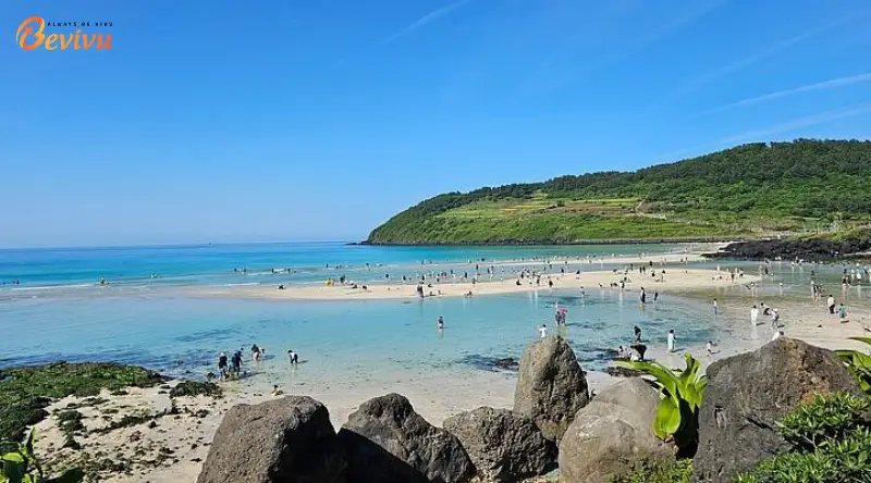 Hamdeok Beach xinh đẹp Du lịch Hàn Quốc tại Hamdeok Beach