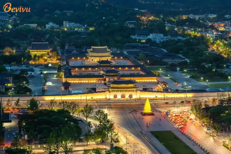 Cung điện Gyeongbokgung lớn nhất Hàn Quốc Du lịch Hàn Quốc tham quan Gyeongbokgung