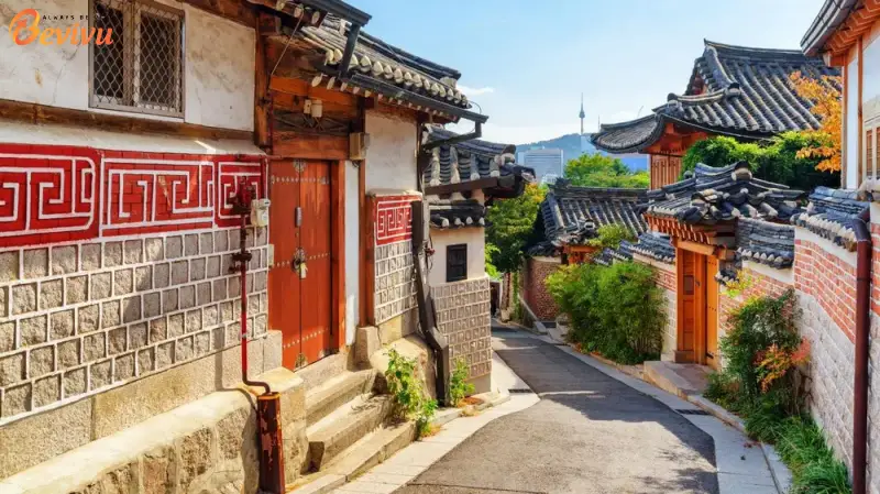 Khám phá vẻ đẹp của làng cổ Hanok Bukchon Du lịch Hàn Quốc tham quan Hanok Bukchon xinh đẹp
