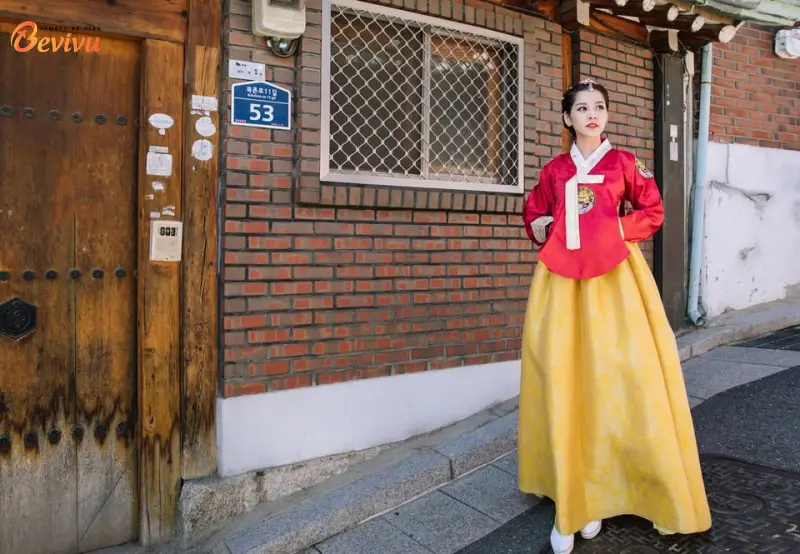 Chipu checkin tại Hanok Bukchon Du lịch Hàn Quốc tham quan Hanok Bukchon