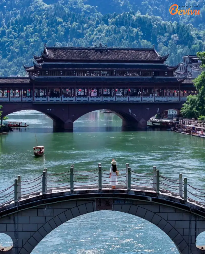 Ngắm nhìn sông Đà Giang từ trên cao du lịch phượng hoàng cổ trấn 2025