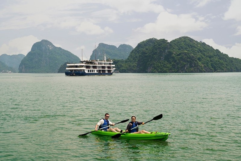 Chèo thuyền kayak