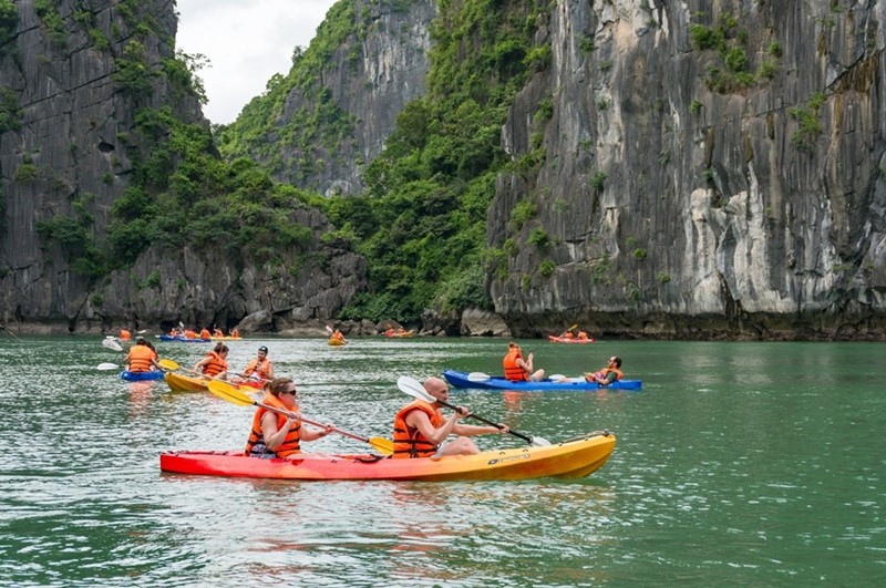 Chèo thuyền kayak