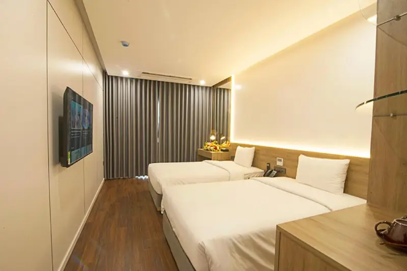 phòng deluxe tại Elite Hotel