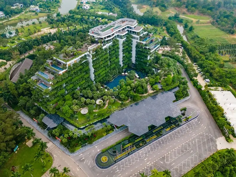 Flamingo Đại Lải nhìn từ trên cao Nghỉ dưỡng tại Flamingo Đại Lải