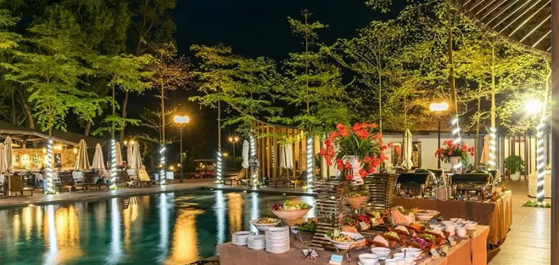 Nhà hàng Forest Nhà hàng Forest ở Khu nghỉ dưỡng Flamingo Đại Lải rất hấp dẫn