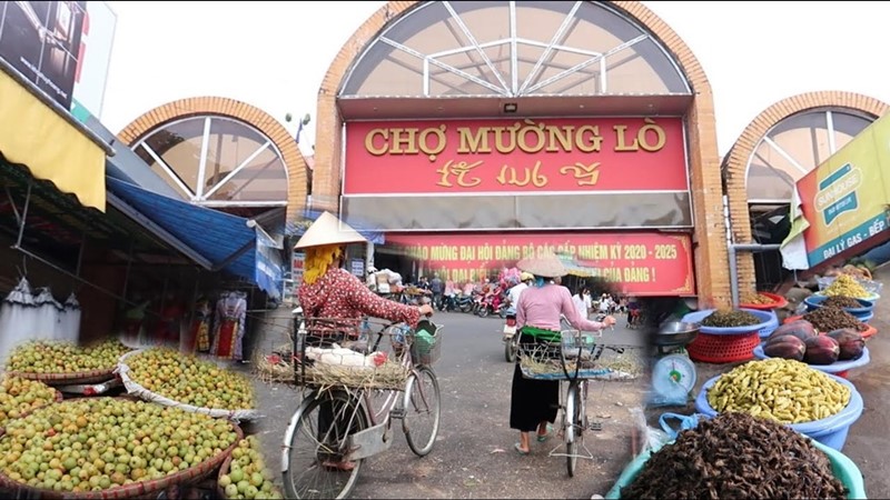 chợ Mường Lò náo nhiệt