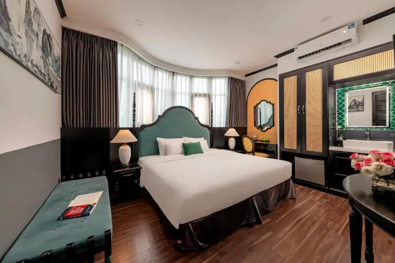 phòng deluxe tại Hanoi Elpis Hotel & Spa