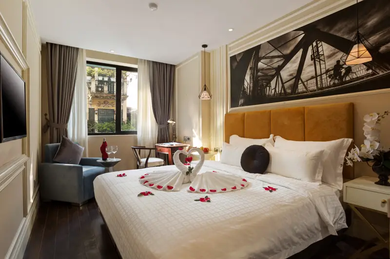Hanoi La Storia Hotel phòng deluxe
