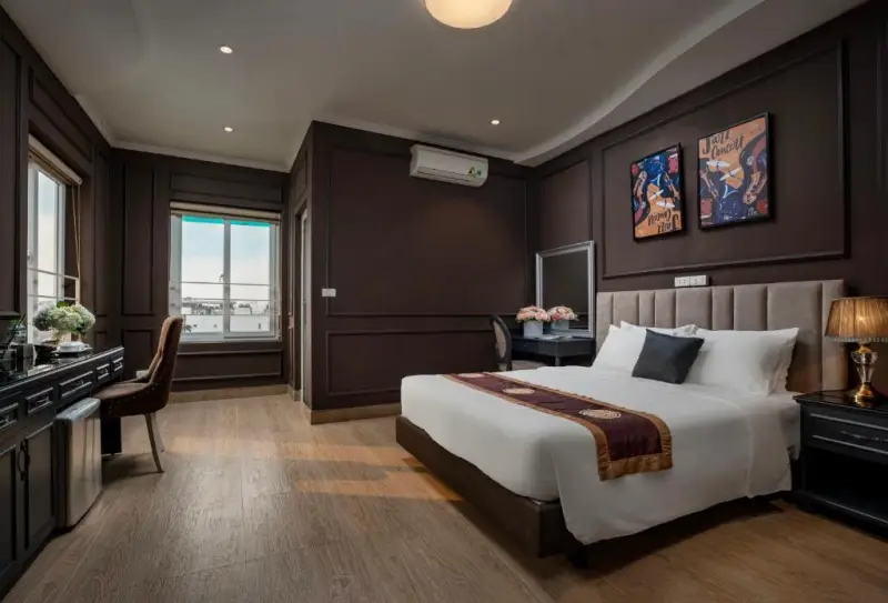 Hanoi Morning Hotel phòng deluxe