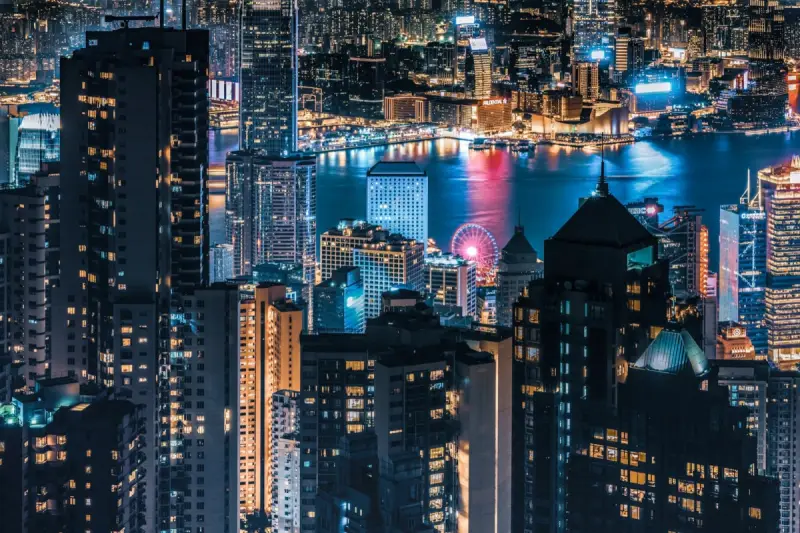 Hongkong về đêm Hồng Kông nổi tiếng