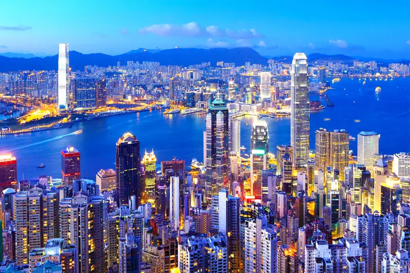 Thành phố Hồng Kông sầm uất Hongkong City