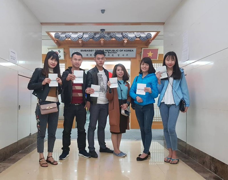 Mọi người đã được nhận Visa Hàn Quốc