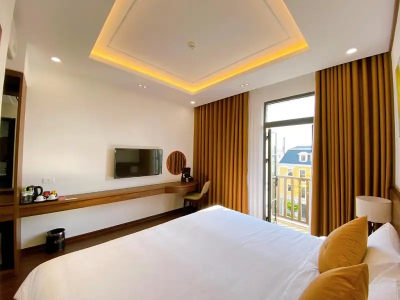 phòng deluxe tại Jade Ha Long Hotel