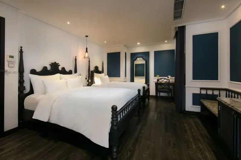 JM Marvel Hotel & Spa phòng family cozy