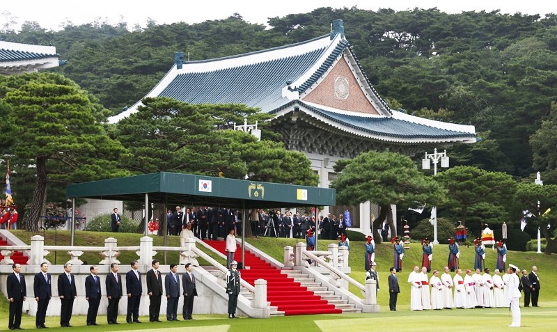 Nhà Xanh Phủ Tổng thống Hàn Quốc siêu đẹp