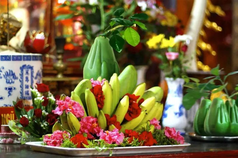Dâng hương và chuẩn bị lễ chay lễ chay là đủ khi dâng hương tại Bái Đính