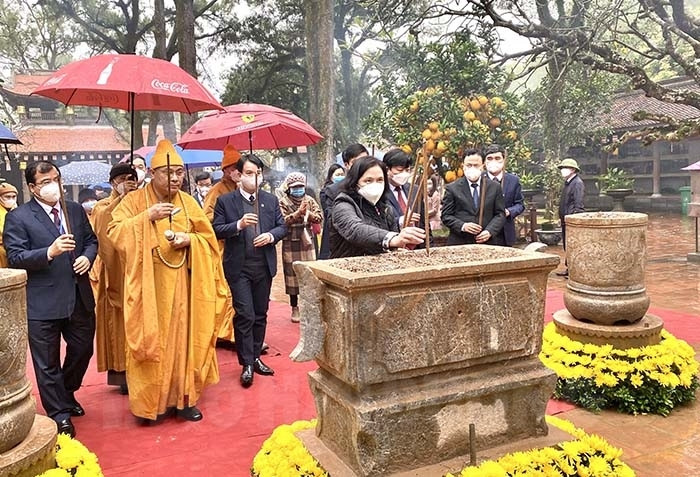 ngày giỗ đệ tam ở Yên Tử được tổ chức long trọng