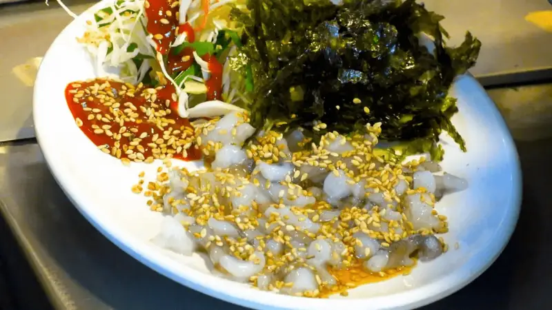 Bạch tuộc sống của Hàn Quốc Bạch tuộc sống