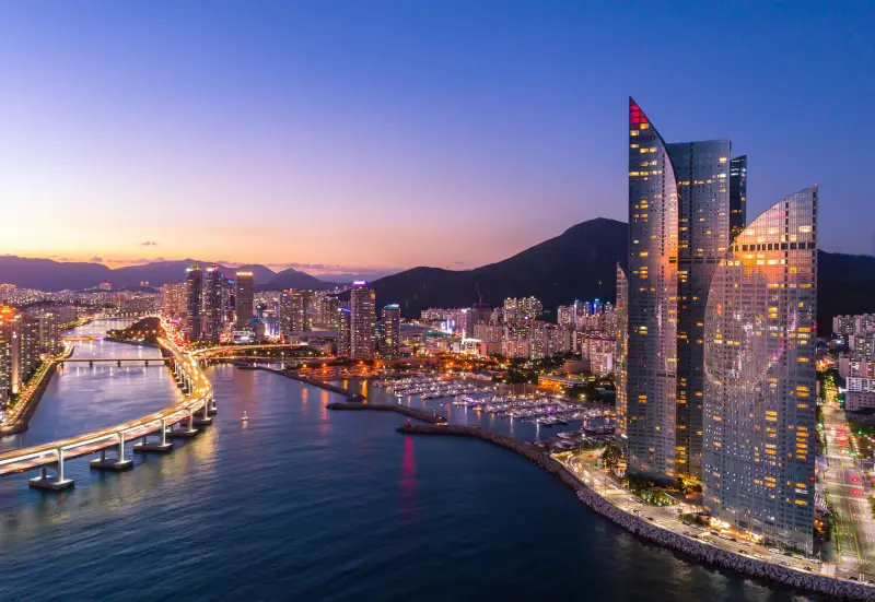 Busan - Hàn Quốc Thành phố Busan xinh đẹp