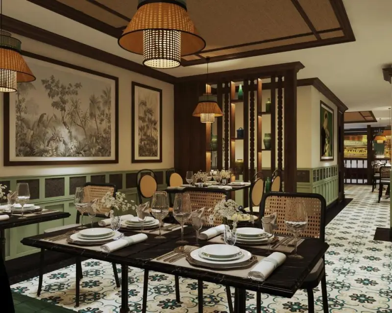 nhà hàng tại Lotusama Hanoi Hotel