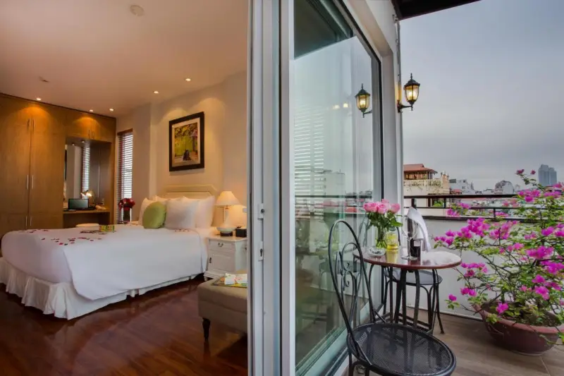 Mercury Central Hotel Hanoi phòng deluxe