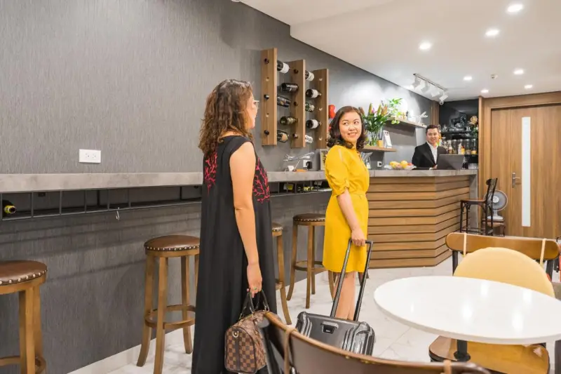 Narcissus Hotel & Apartment lễ tân