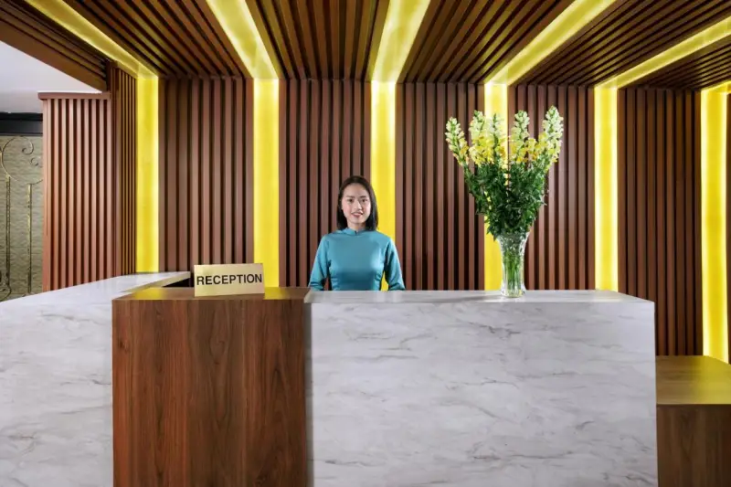 Patel Hotel Hanoi lễ tân