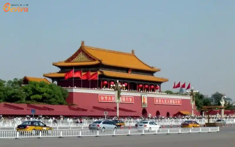Quang cảnh tại Thiên An Môn Du lịch Thiên An Môn