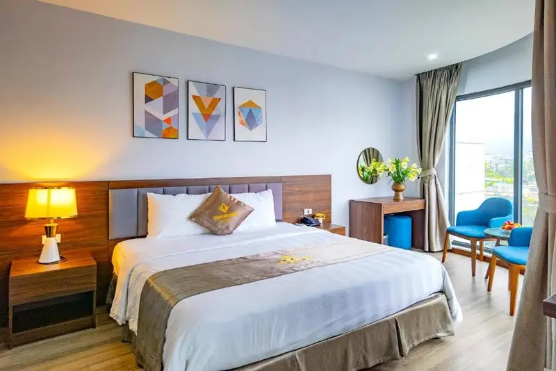 Quang Vinh Hotel phòng giường đôi