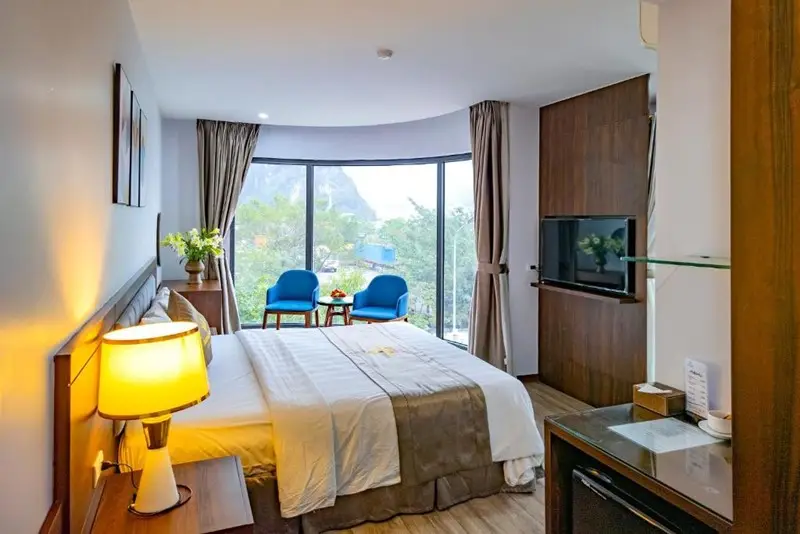 Quang Vinh Hotel phòng deluxe