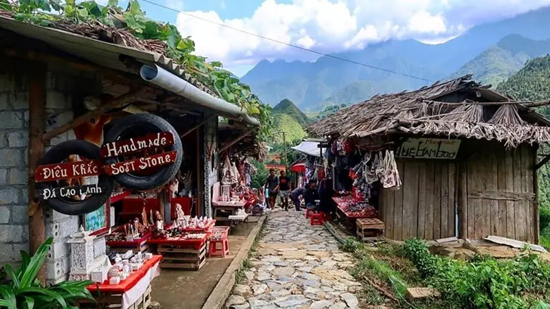 Ghé thăm bản làng dân tộc Bản làng dân tộc ở Sapa