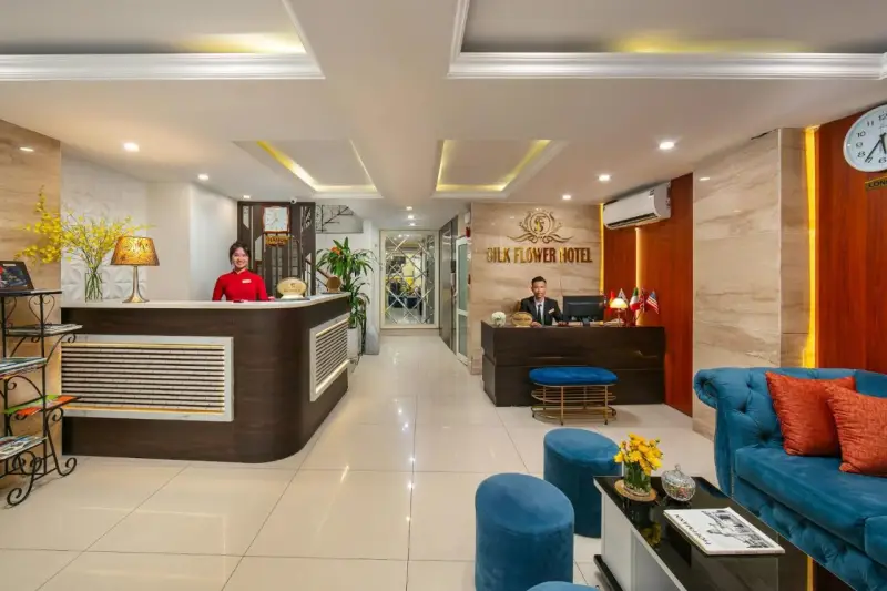 Silk Flower Hotel & Spa lễ tân