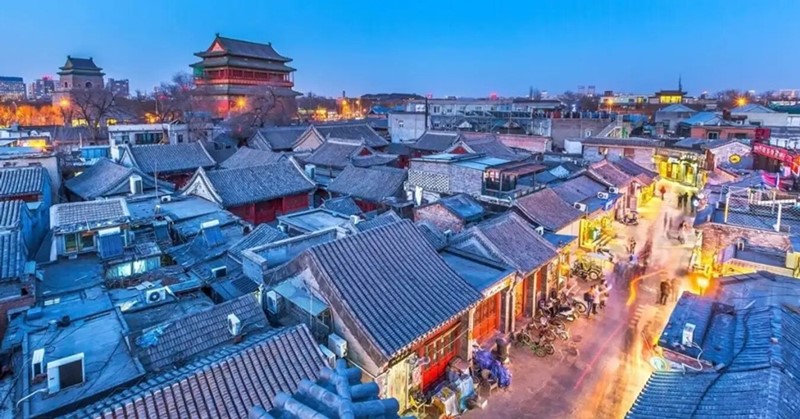 Phố cổ Hutong - con phố cổ kính giữa lòng Bắc Kinh. 