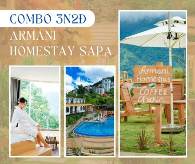 COMBO ARMANI HOMESTAY SAPA 3 NGÀY 2 ĐÊM