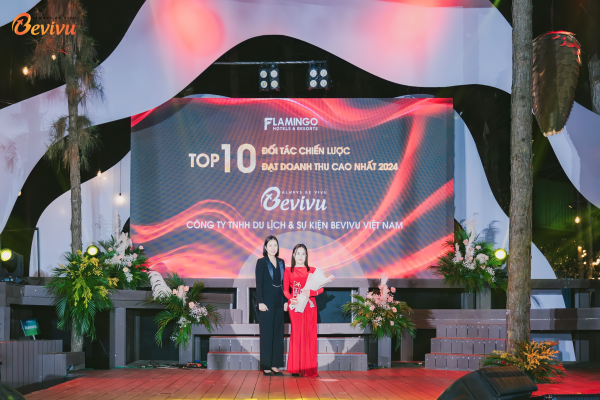 Bevivu đạt Top 10 Đại lý xuất sắc nhất Flamingo