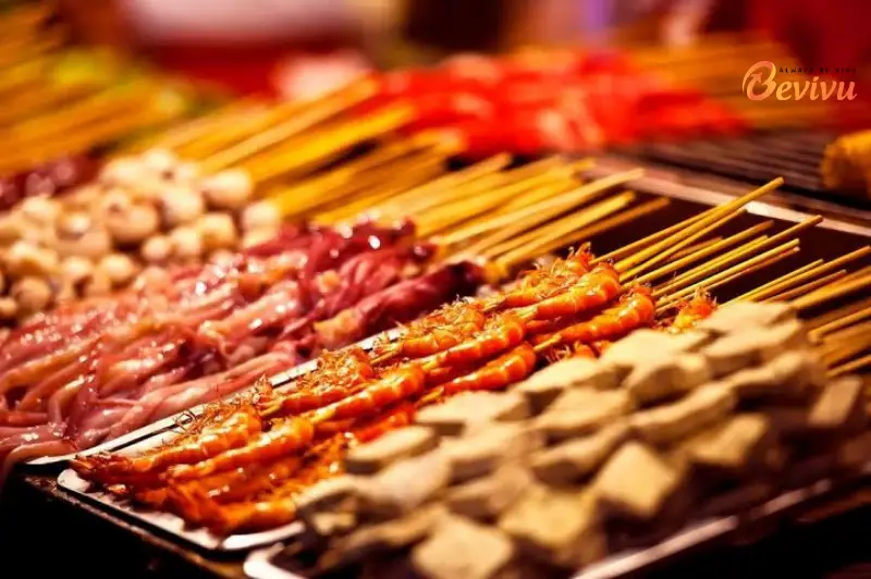 Ẩm thực tại Chợ đêm Donghuamen địa điểm khám phá ẩm thực Bắc Kinh