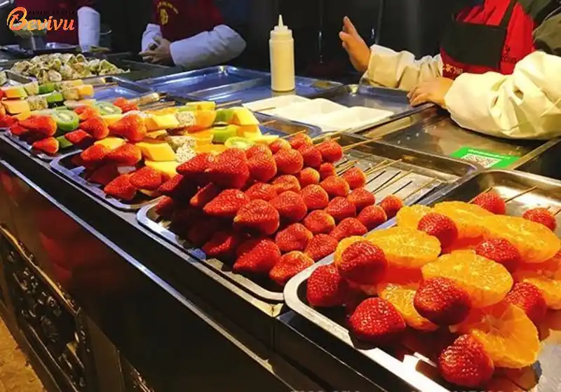Ẩm thực tại chợ đêm Bắc Kinh Chợ đêm Bắc Kinh