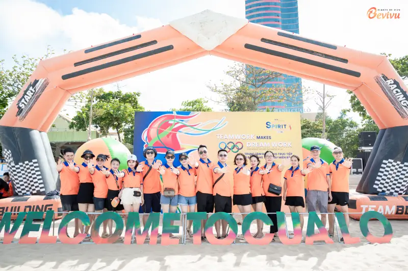 Sự kiện Teambuilding bãi biển Tham gia hoạt động teambuilding bãi biển cùng tour hè