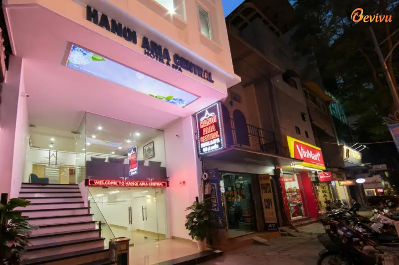 Hanoi Aria Central Hotel & Spa bên ngoài