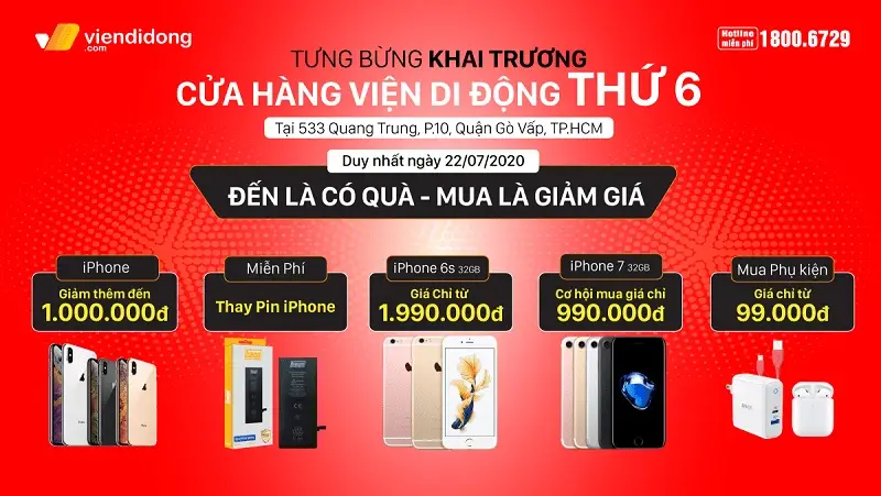 Mẫu banner khai trương cửa hàng di động với màu sắc đặc trưng Mẫu banner khai trương cửa hàng di động