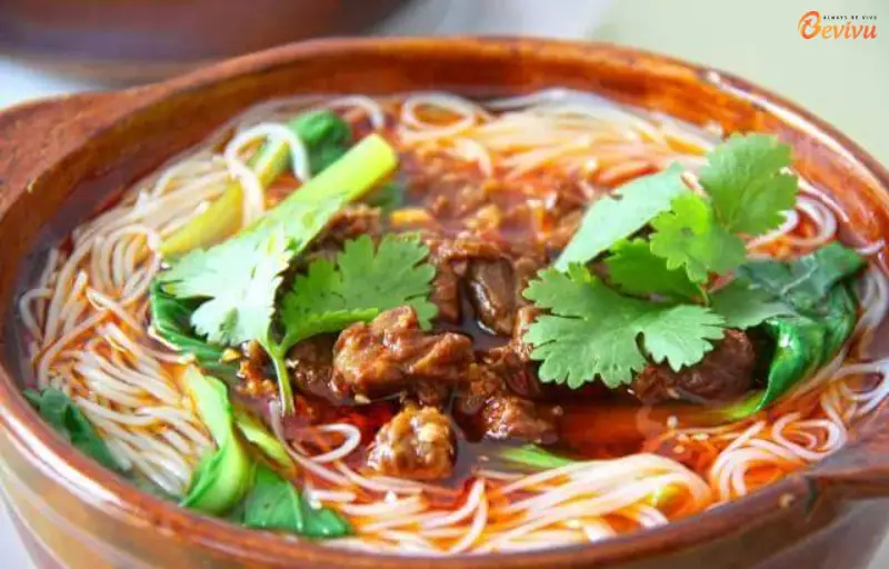 Mì gạo với hương vị nhẹ nhàng mà rất đậm đà Mì gạo - ẩm thực Vân Nam