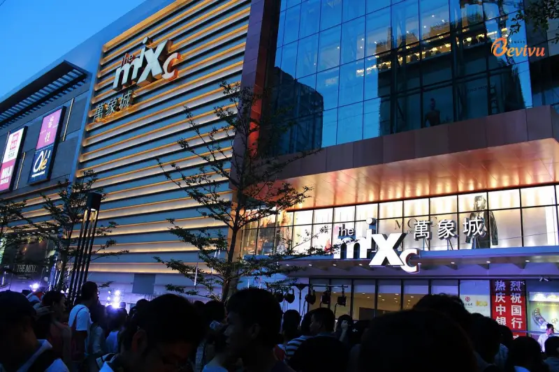Trung tâm thương mại MixC Mall địa điểm du lịch Nam Ninh tại trung tâm thương mại MixC Mall