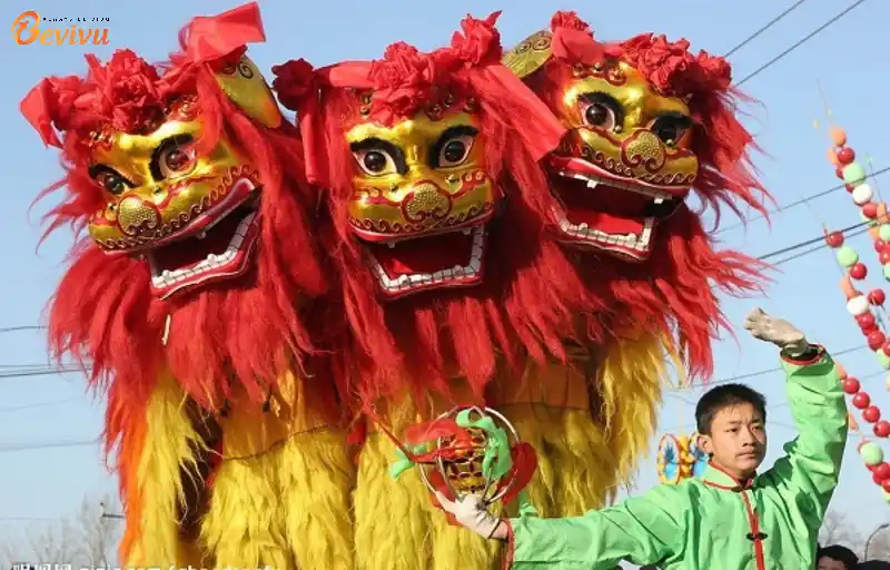 Múa sư tử Trung Quốc Múa sư tử Bình Biên Trung Quốc