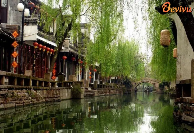 Dòng kênh cổ tại Thái Bình Cổ Trấn du lịch thái bình cổ trấn dòng kênh cổ