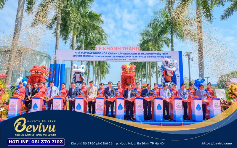 Tổ chức lễ khánh thành nhà máy chuyên nghiệp